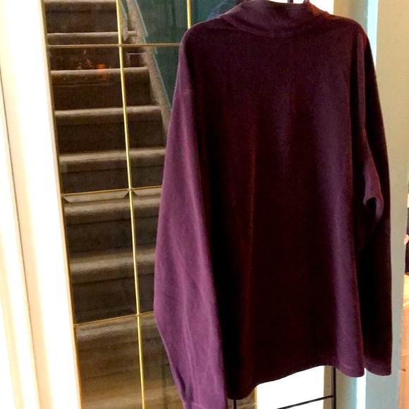 Men’s Eddie Bauer light polar fleece quarter zip top. - Picture 6 of 6